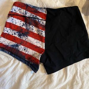 Born Primitive American Flag booty shorts